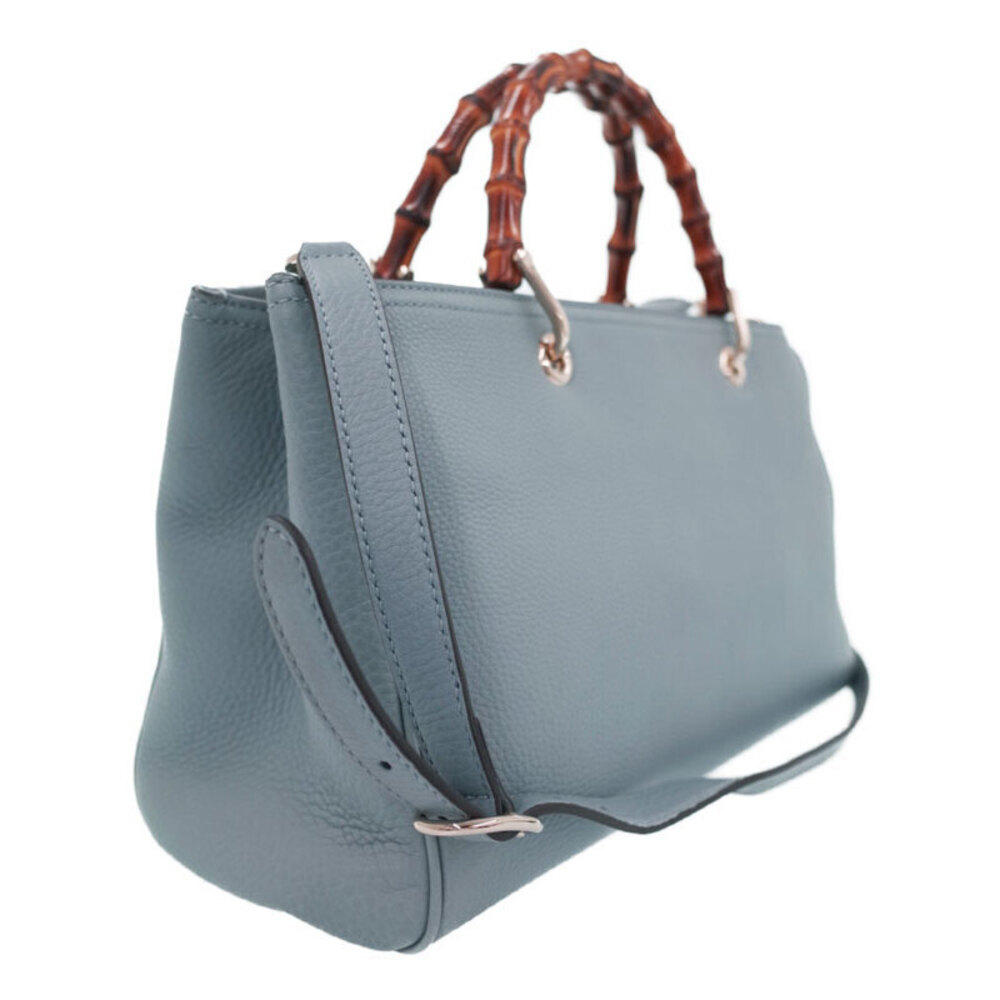 Gucci Bag Shopper Bamboo Tote Leather 2way